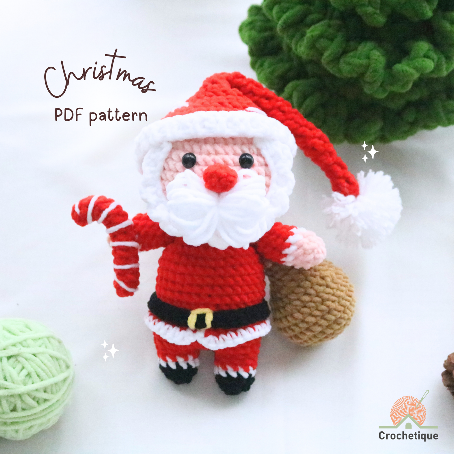 Santa Claus Crochet Pattern PDF