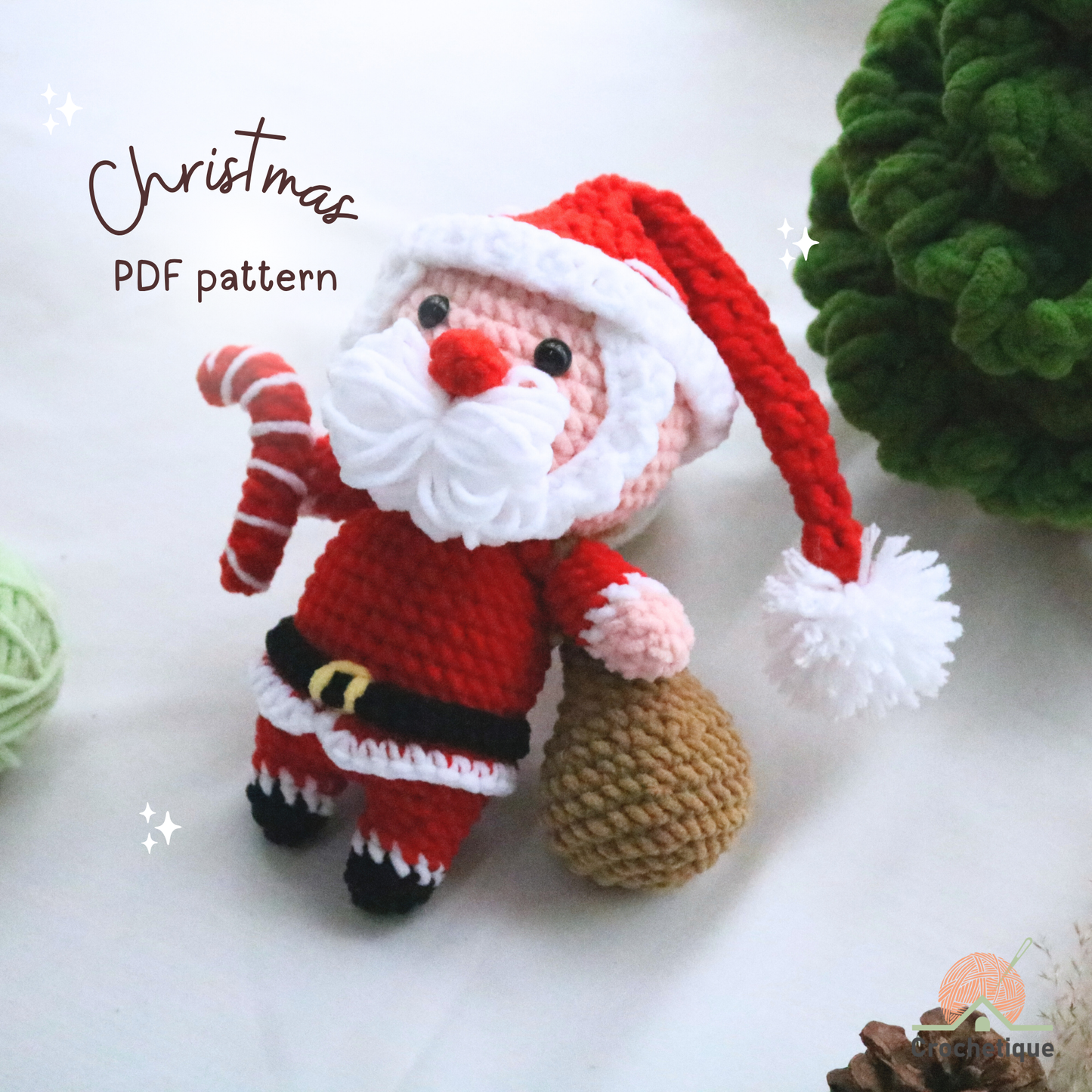 Santa Claus Crochet Pattern PDF