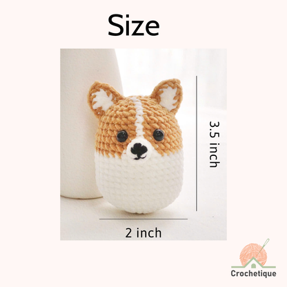 Cute Dog Crochet Pattern 7 in 1 PDF